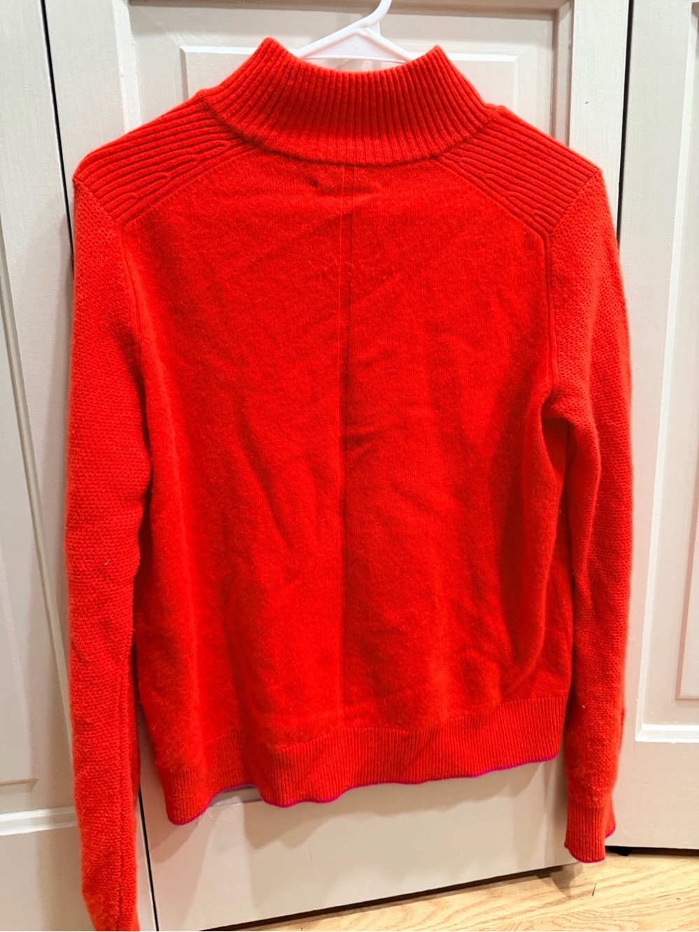 rag & bone Women's Bright Red Turtleneck Sweater